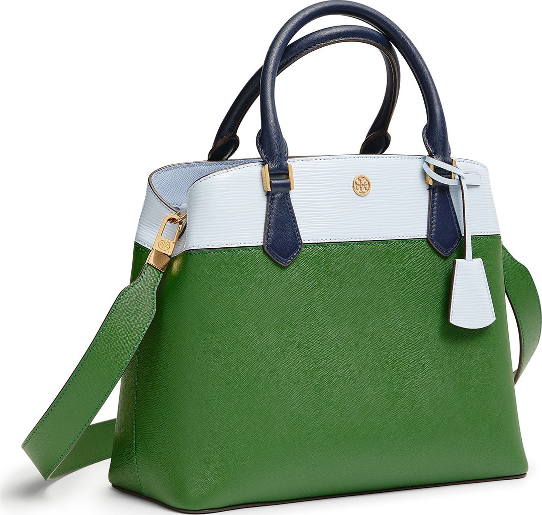Tory Burch Robinson Colorblock Leather Tote Bag