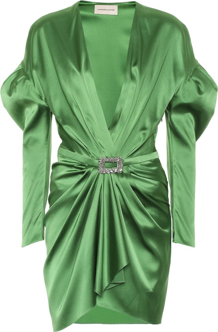 Alexandre Vauthier Stretch silk-satin dress