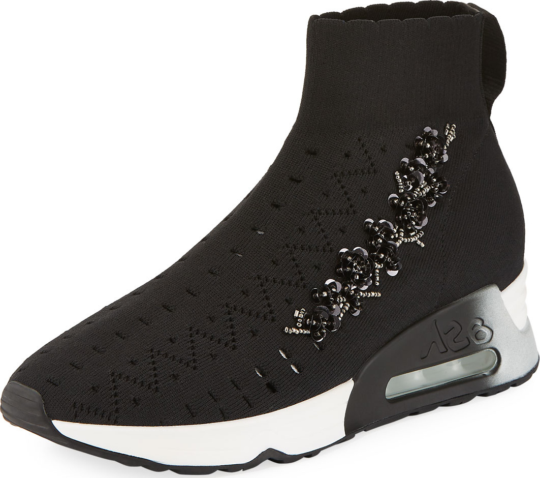 ASH Lotus Beads Sock Sneakers