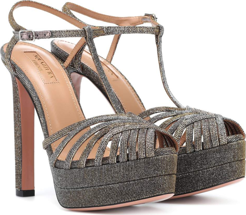 Aquazzura Moonlight 130 plateau sandals