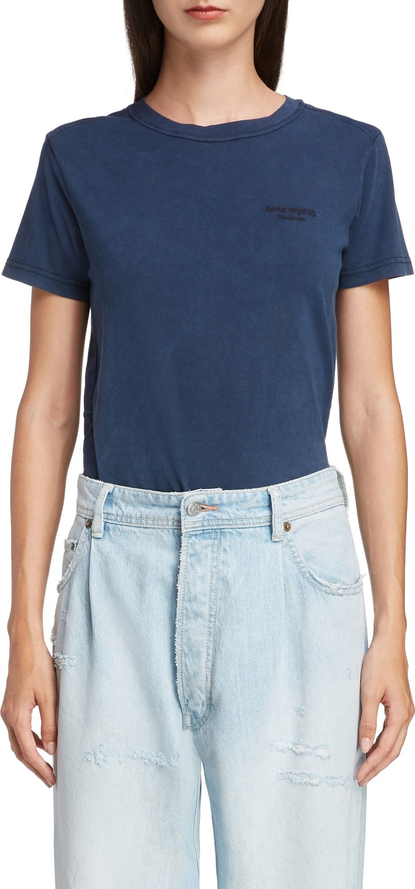 Acne Studios Logo Embroidered Tee