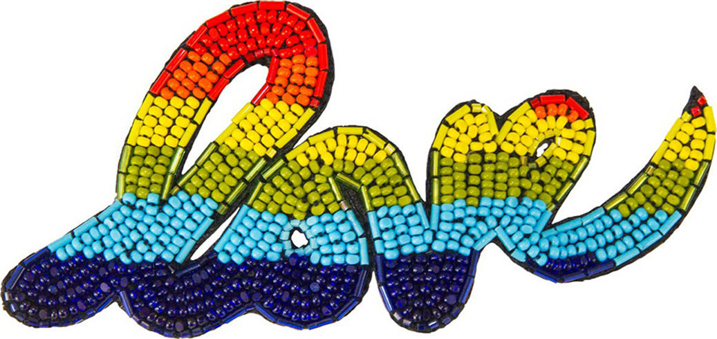 Mignonne Gavigan New York Anor Rosette Beaded Brooch