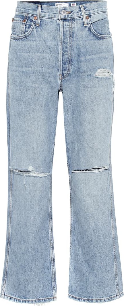 RE/DONE Low Slung Crop bootcut jeans