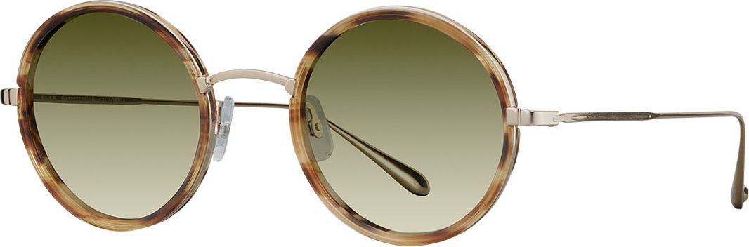GARRETT LEIGHT Playa Round Mirrored Sunglasses