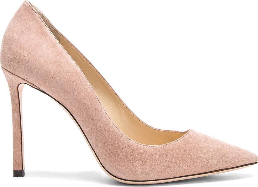 Jimmy Choo Romy 100 Suede Heels