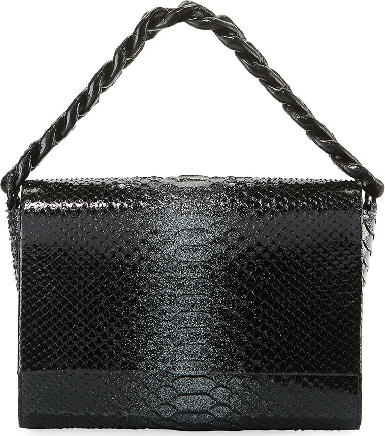 Nancy Gonzalez Carrie Crocodile and Python Clutch Bag