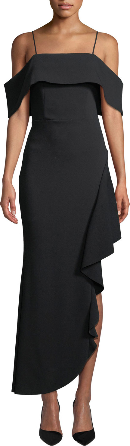 Elliatt Ellen Off-the-Shoulder Asymmetric Dress
