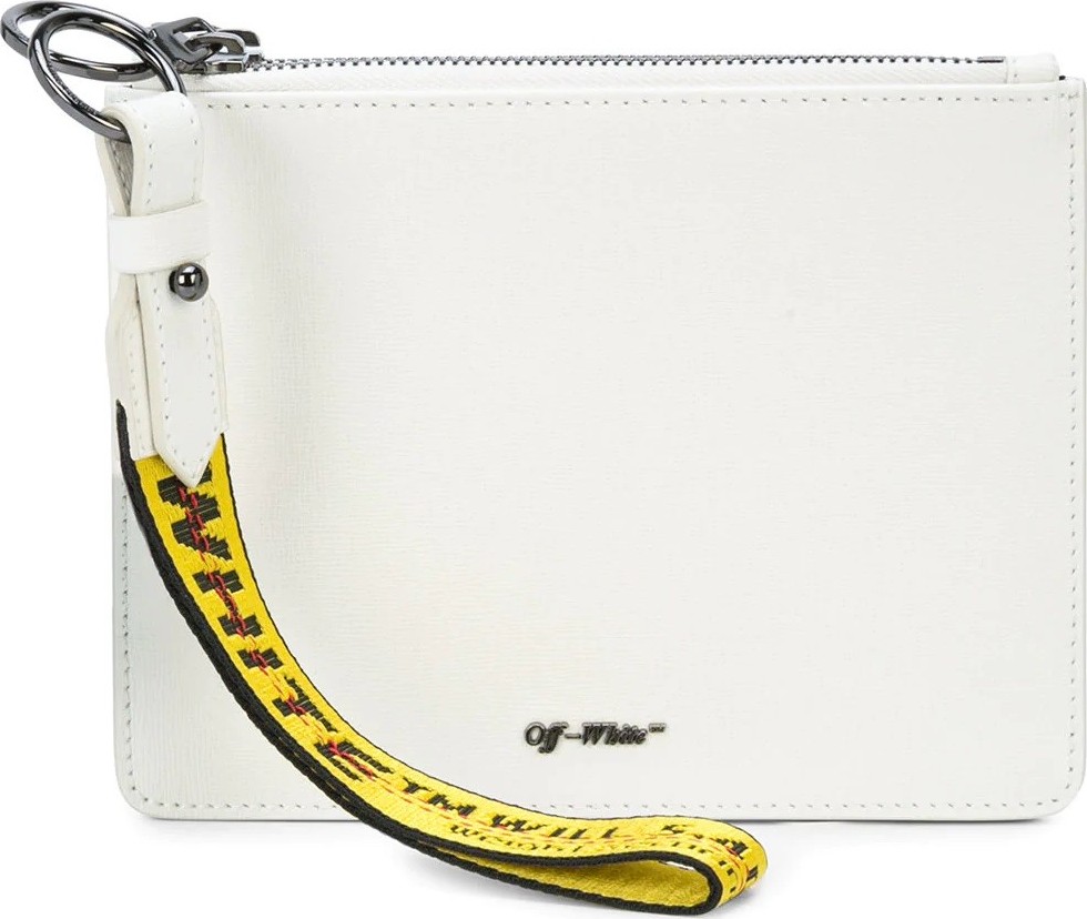 Off White double flat clutch