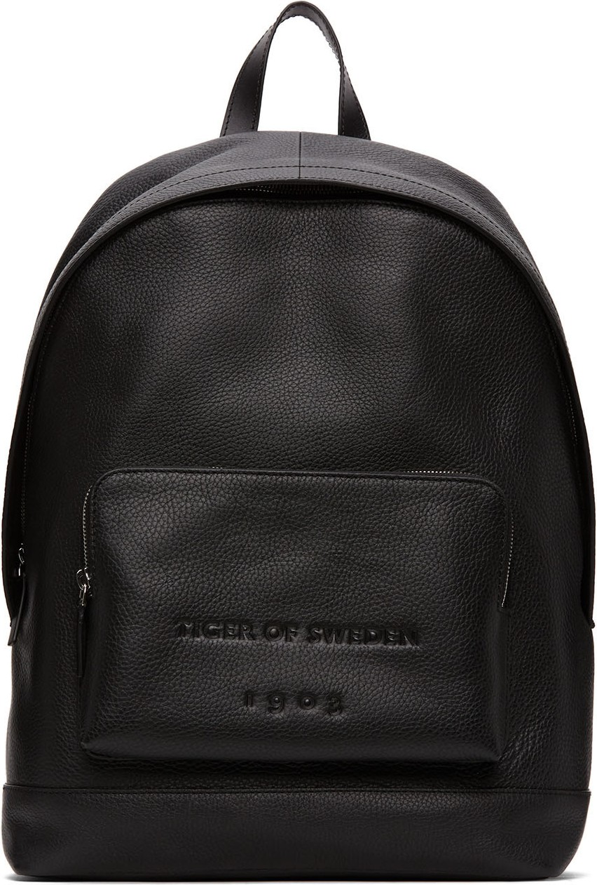 Tiger Of Sweden Black Sevrin Backpack