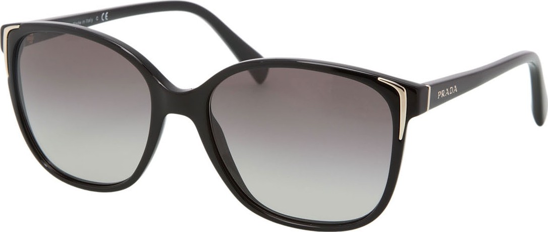 Prada Square Gradient Arrow-Edge Sunglasses