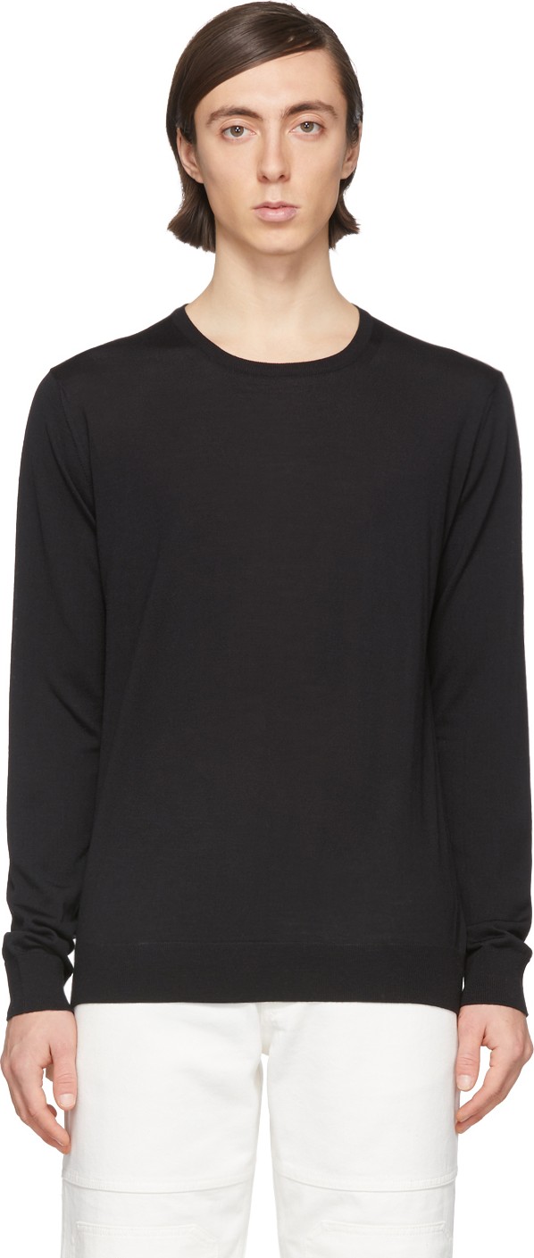 Lanvin Black Wool Sweater