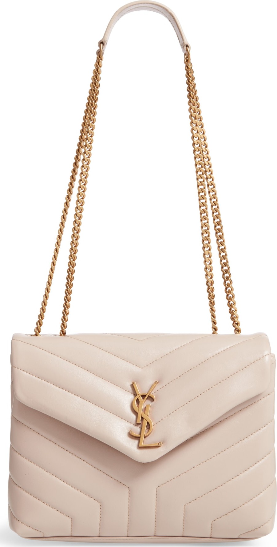 Saint Laurent Small Loulou Leather Shoulder Bag