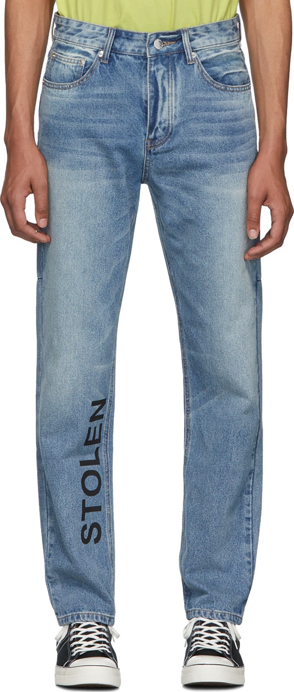 Stolen Girlfriends Club Blue Smith Stamp Jeans