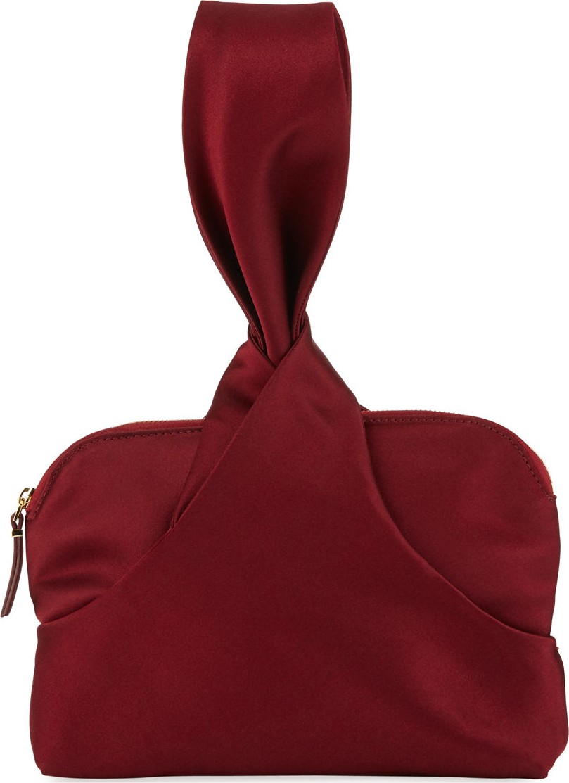 THE ROW Satin Evening Wristlet Clutch Bag