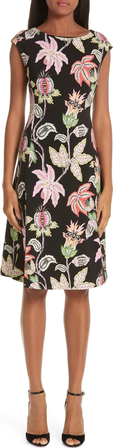Etro Floral Print Jersey Dress
