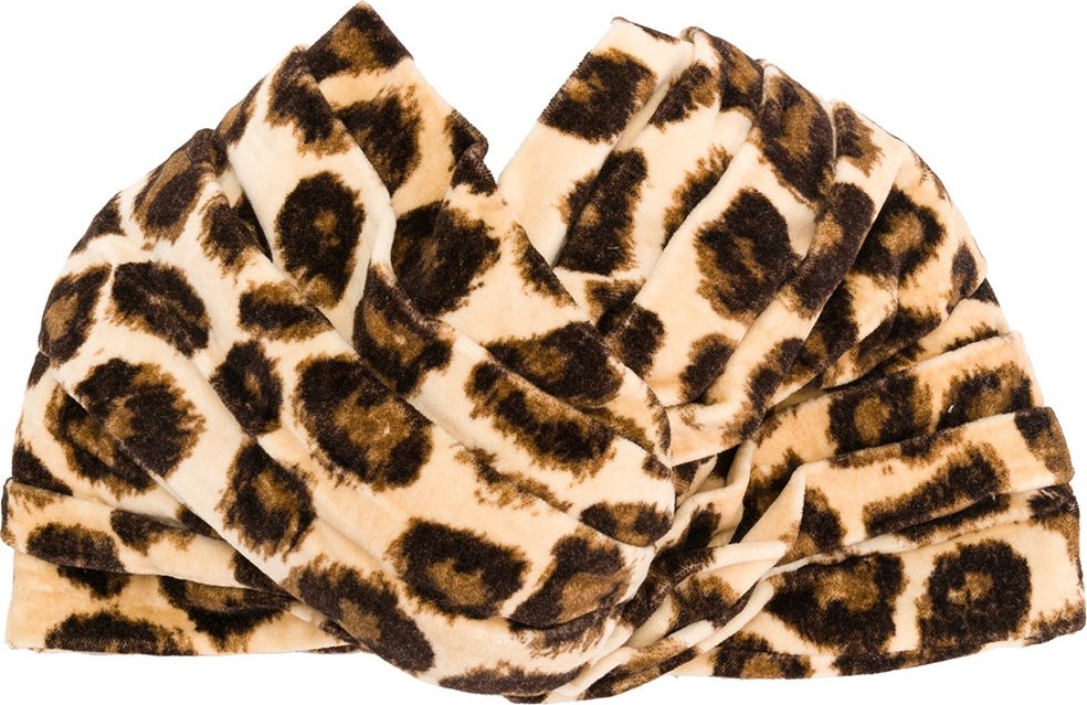 Gucci leopard print turban