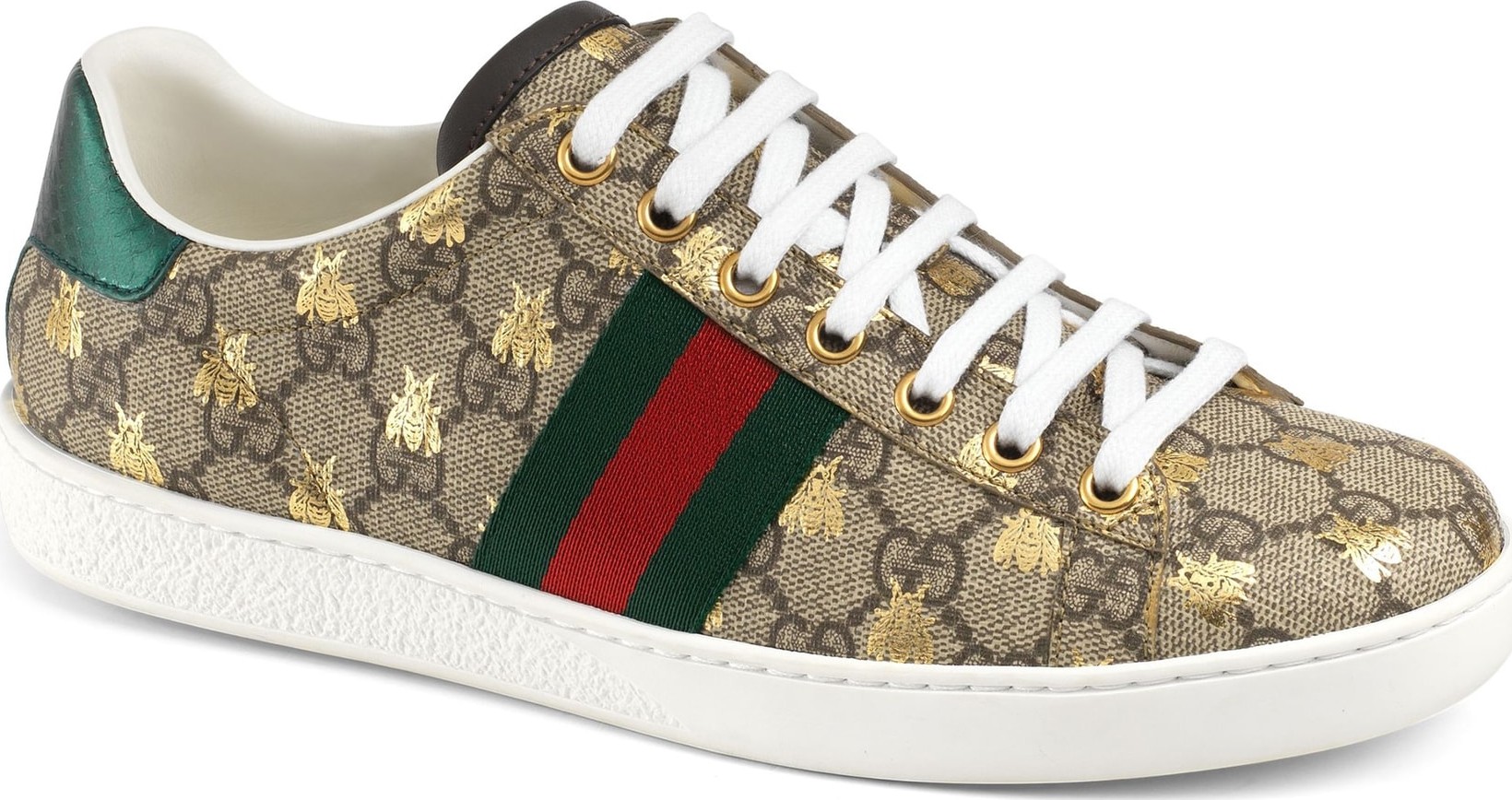 Gucci New Ace Monogram Bee Sneaker