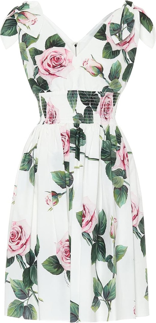 Dolce & Gabbana Floral cotton dress