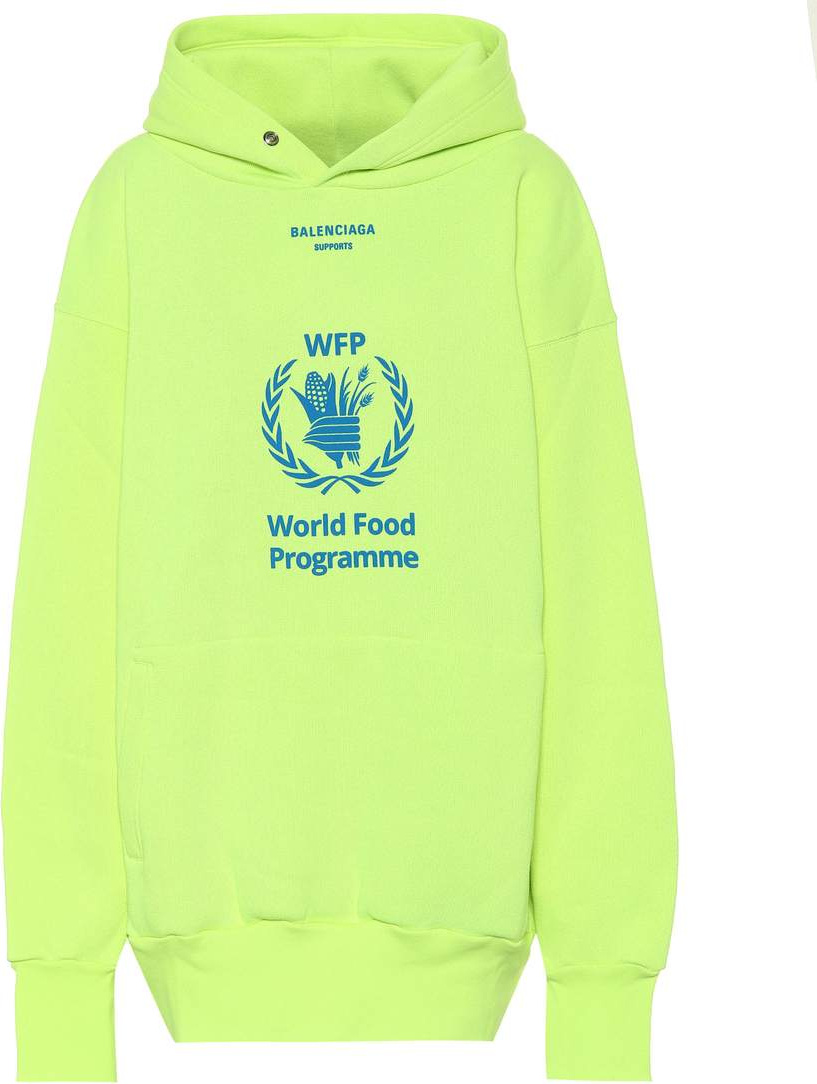 Balenciaga Cotton-blend hoodie