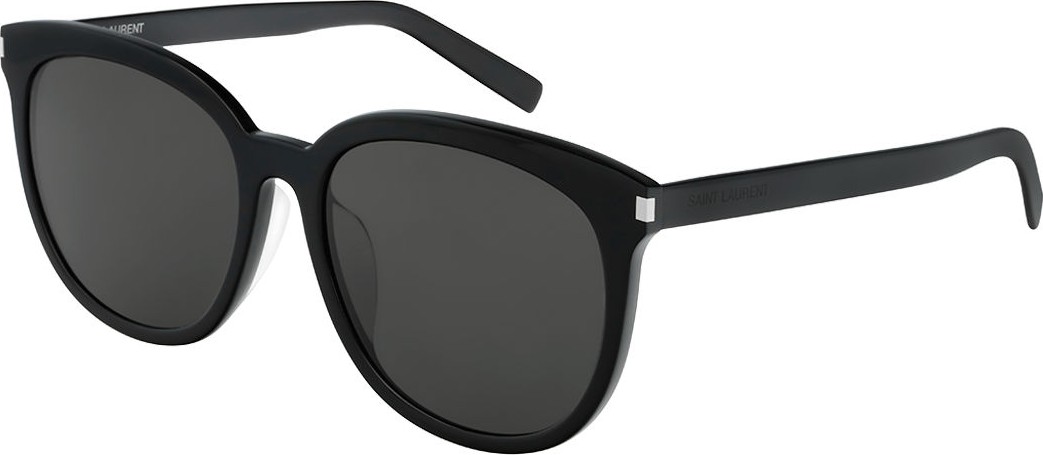 Saint Laurent Slim Round Acetate Sunglasses