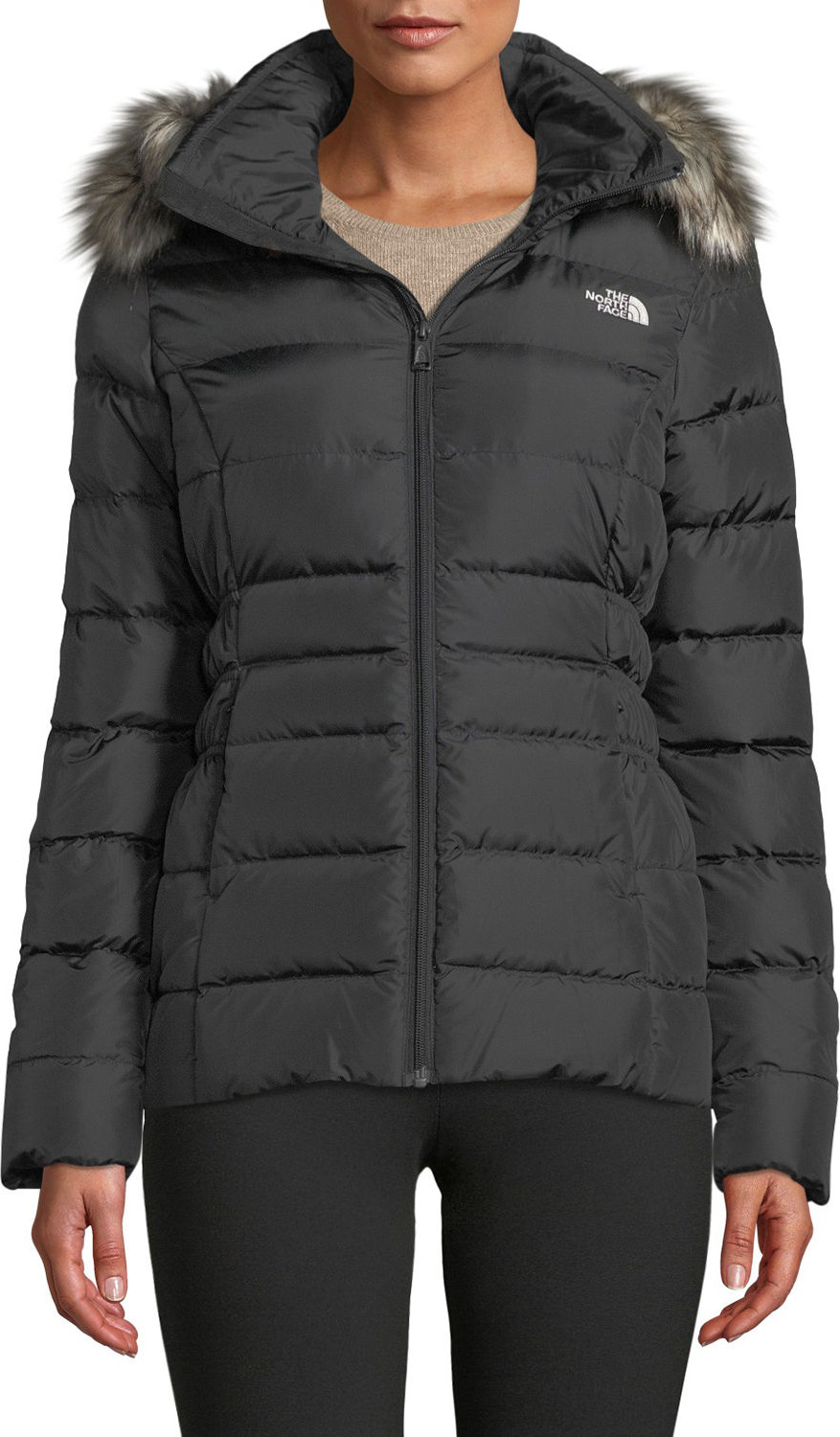The North Face Gotham Jacket II w/ Faux-Fur Trim & Hood