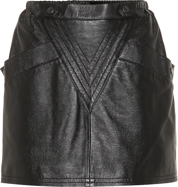 Saint Laurent Leather miniskirt