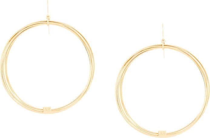 Aurelie Bidermann thalia hoop earrings
