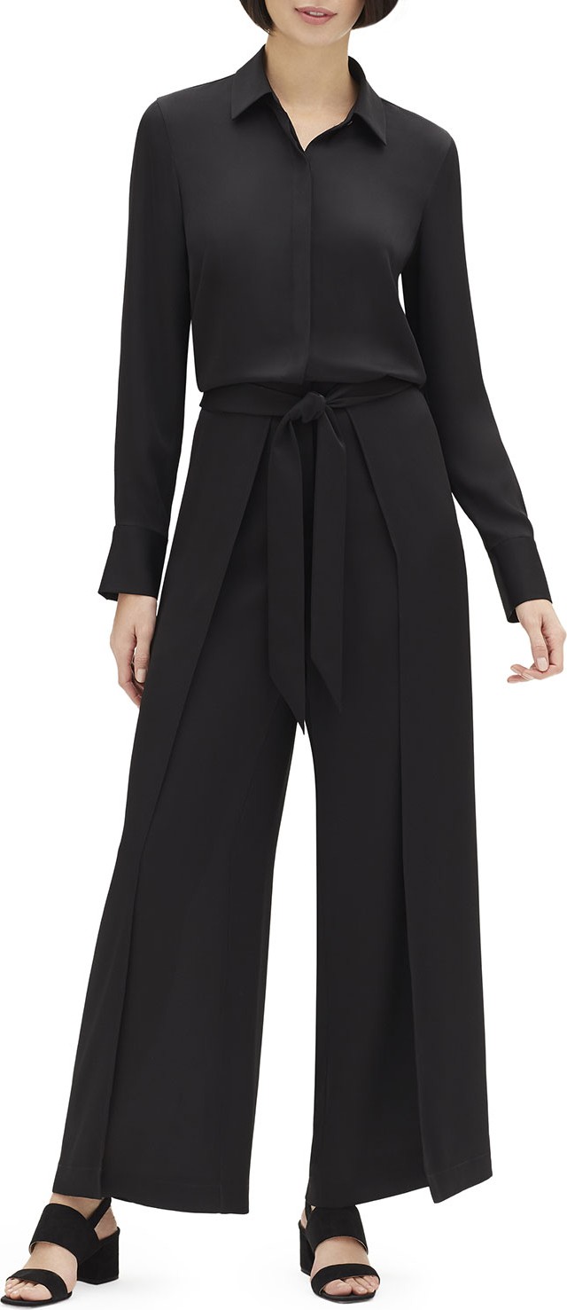 Lafayette 148 New York Skyline Carlisle Cloth Jumpsuit