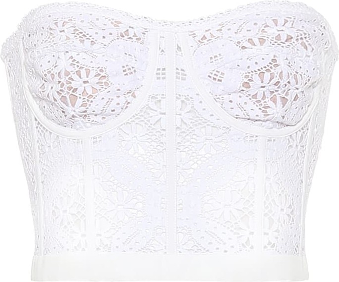 Alexander McQueen Lace bustier