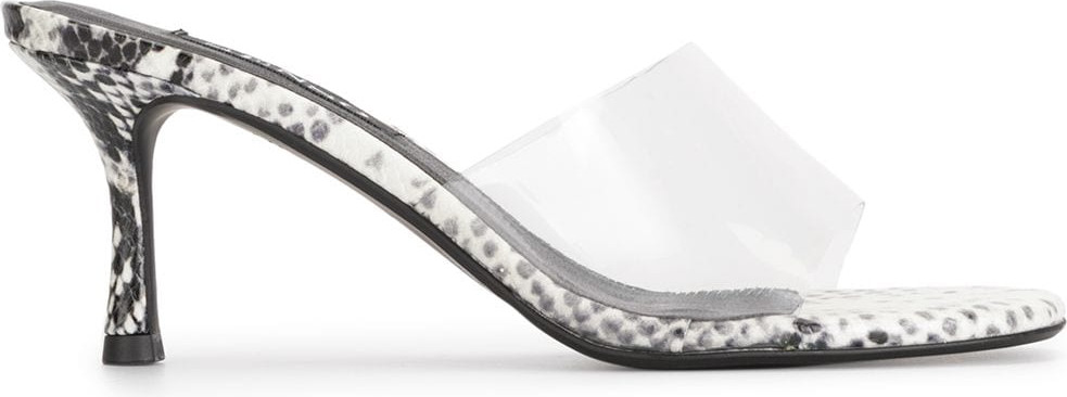 Senso - Open toe snakeskin effect sandals