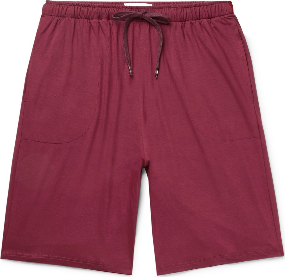 Derek Rose Basel Stretch-Micro Modal Jersey Drawstring Shorts