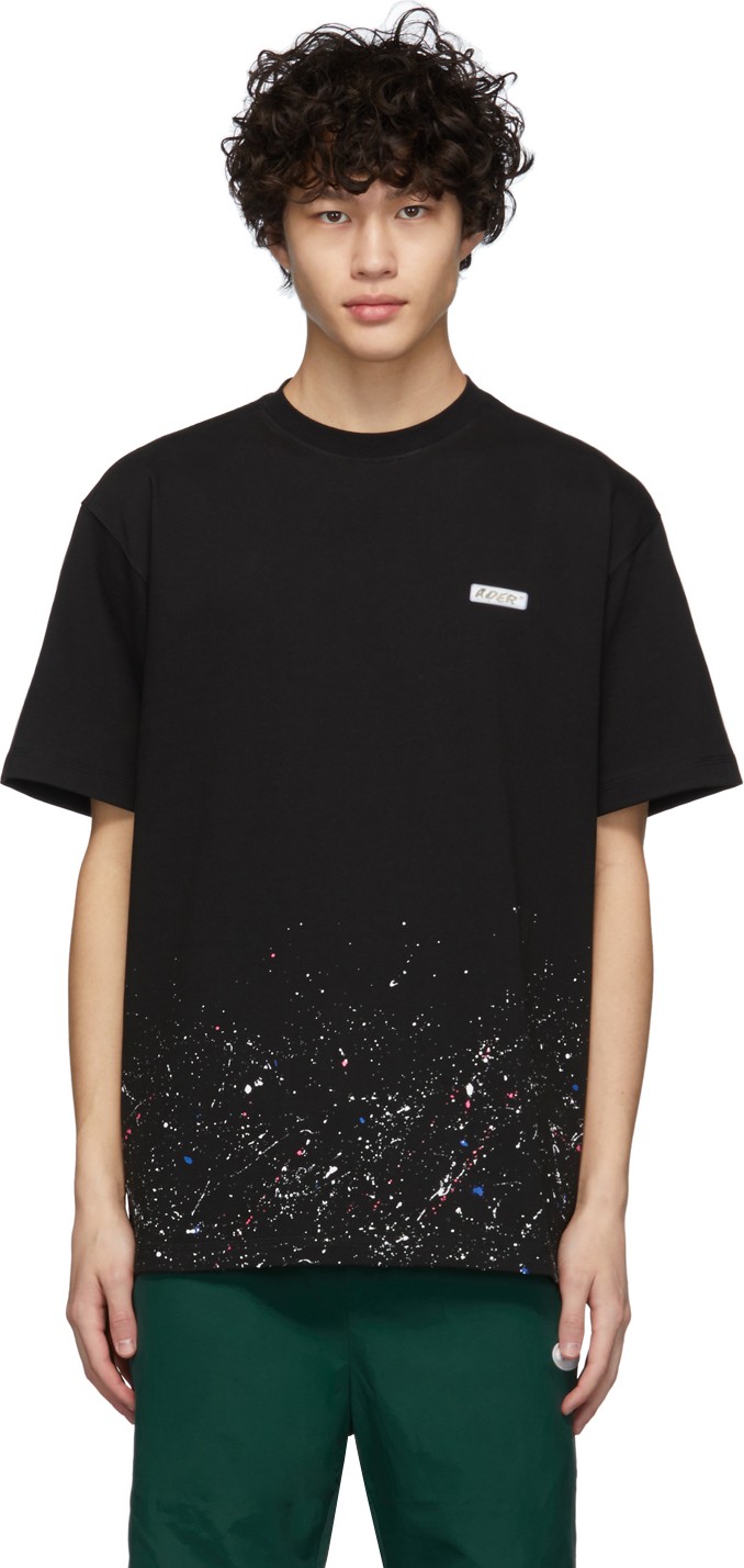 ADER error Black Rentia T-Shirt