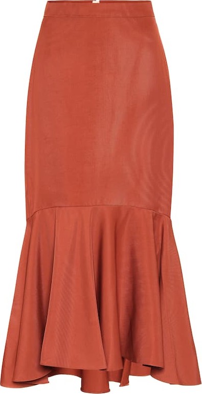 Johanna Ortiz Protagonista de Historias peplum skirt