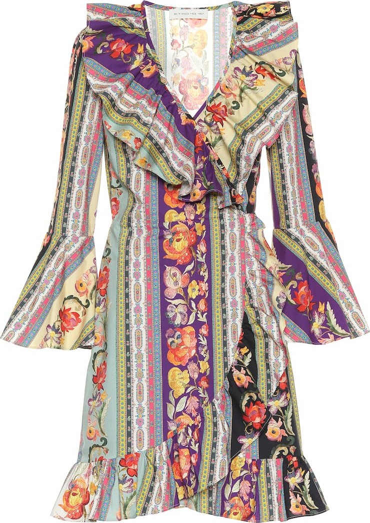 Etro Printed cotton minidress