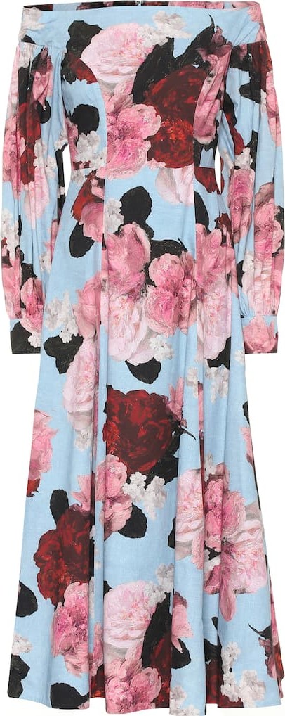 Erdem Exclusive to Mytheresa – Pollina floral cotton-poplin dress