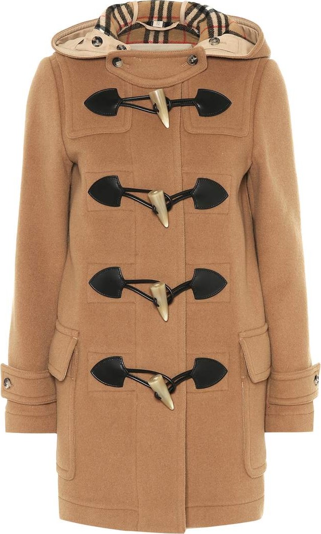 Burberry London England Wool-blend duffel coat