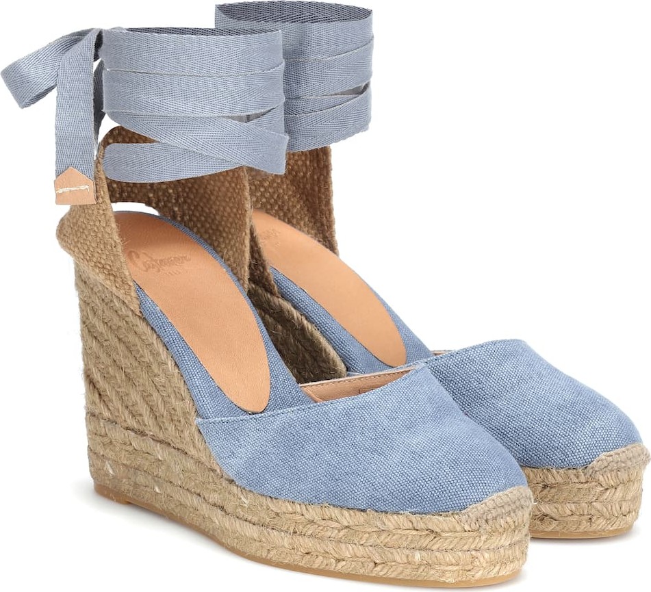 Castaner Carina canvas wedge espadrilles