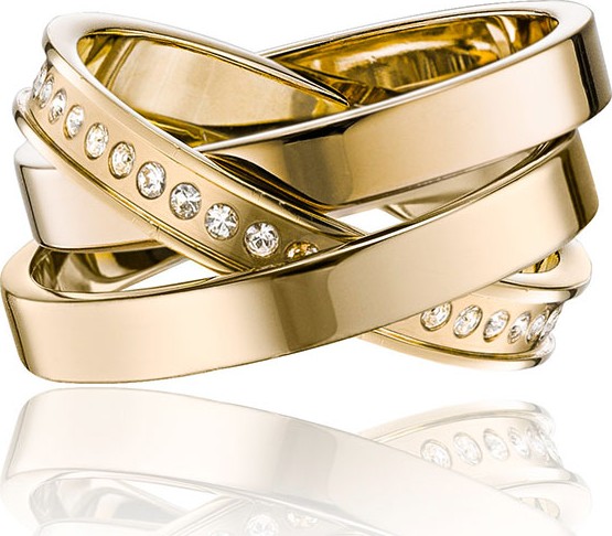 Vita Fede Cassio Pavé Crystal Ring Set