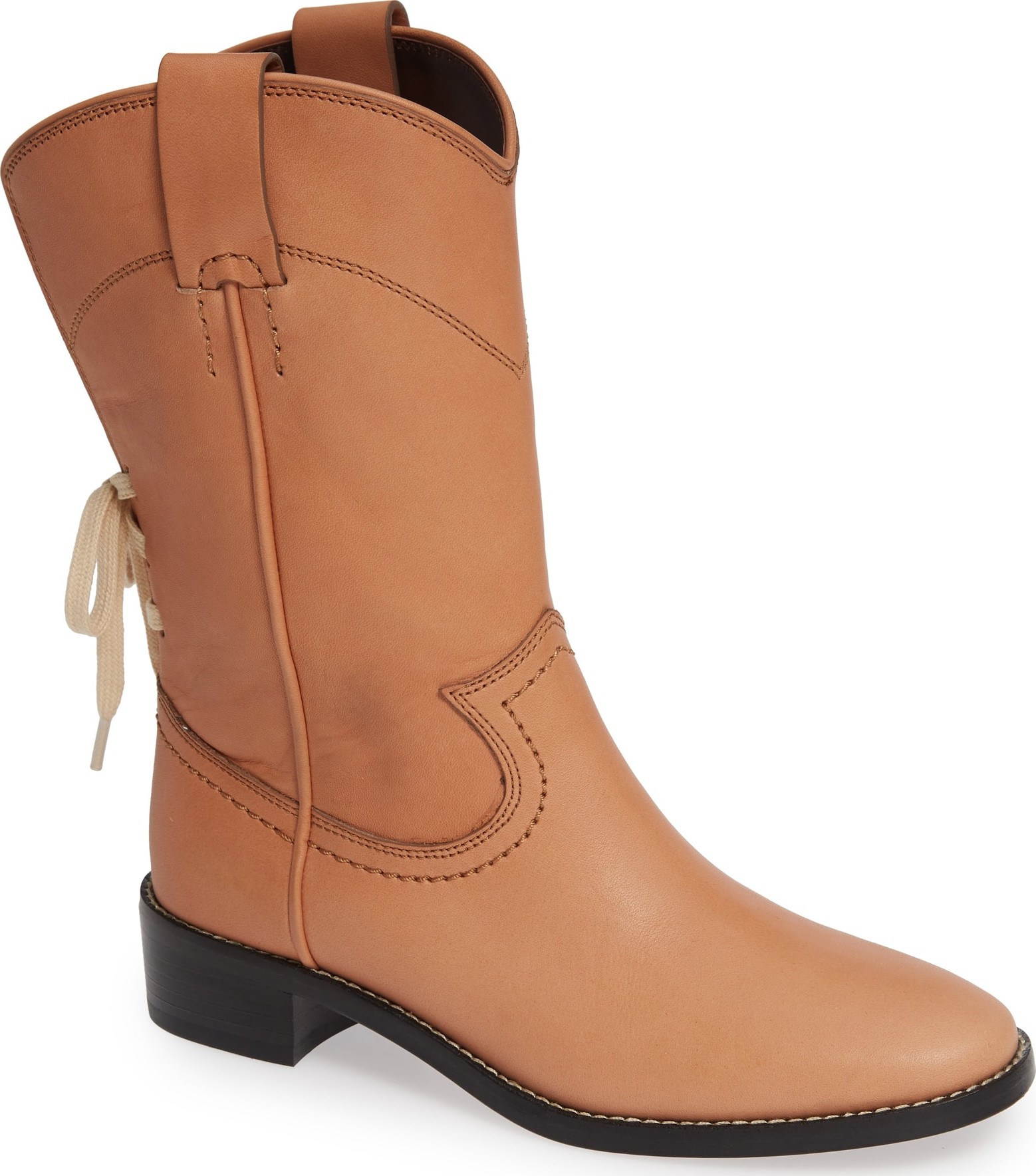 See By Chloé Annika Split Shaft Western Boot