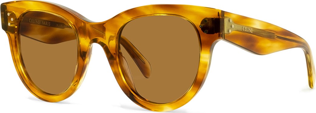 Celine Round Acetate Sunglasses
