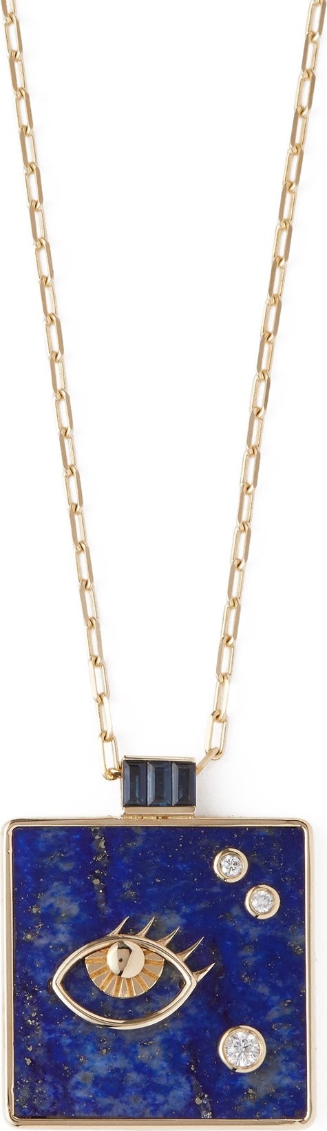 Retrouvai Wisdom Lapis pendant