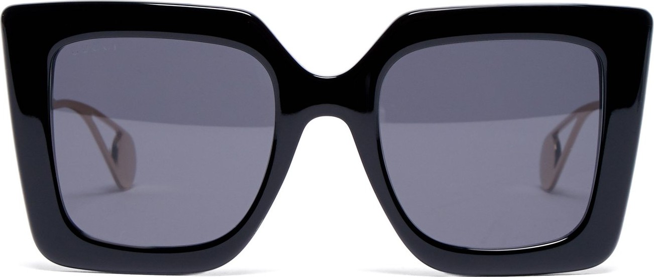 Gucci Square-frame acetate and metal sunglasses
