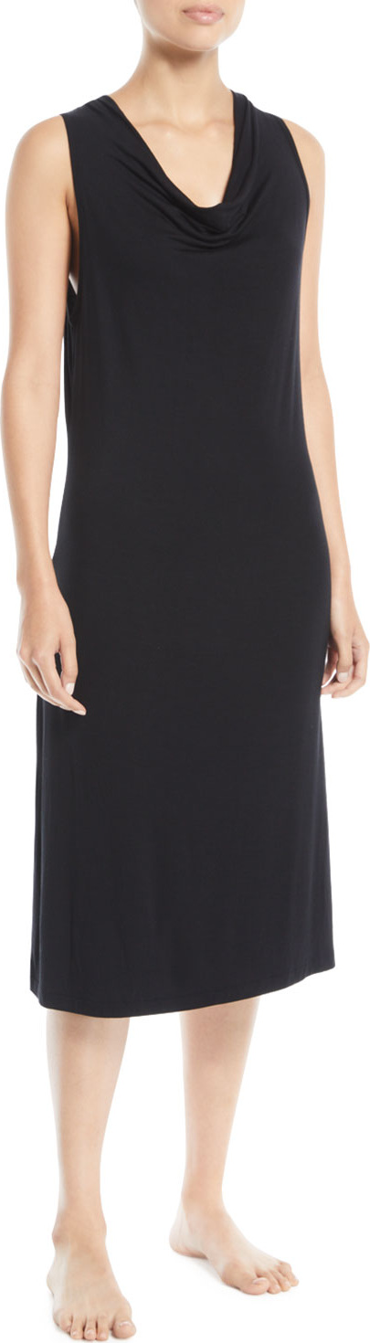 SKIN Liandra Cowl-Neck Jersey Nightgown