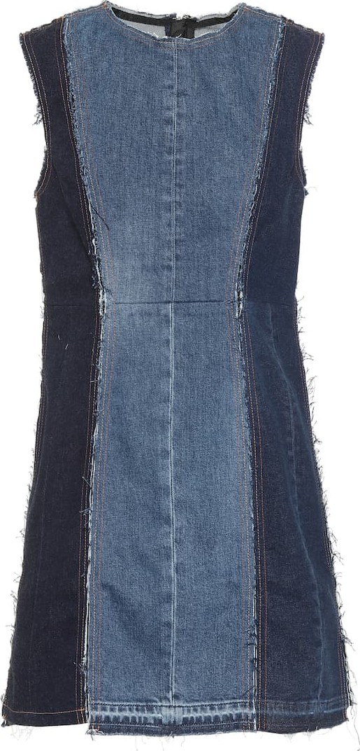Acne Studios Blå Konst denim minidress