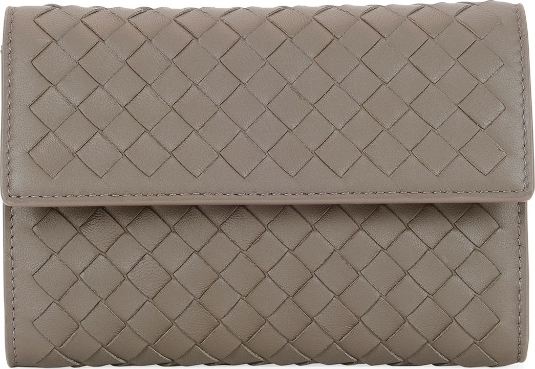Bottega Veneta Intrecciato Napa Tri-Fold Wallet