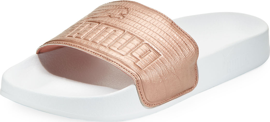 PUMA Leadcat Leather Flat Sandal