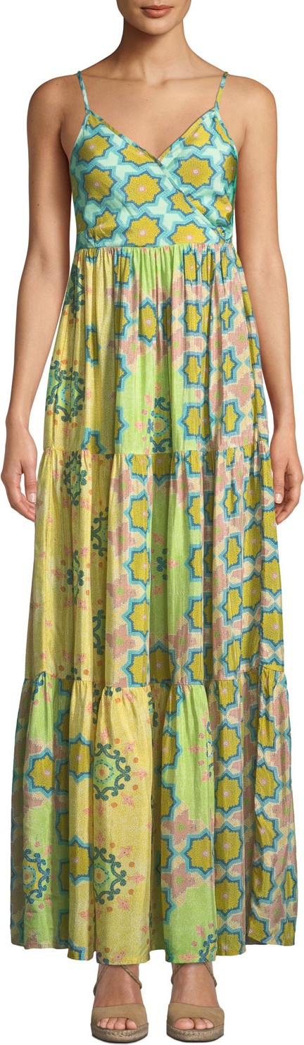 VERANDAH Beach Babe Tiered Maxi Dress