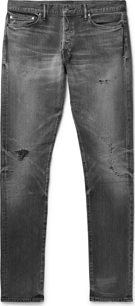 John Elliott The Cast 2 Skinny-Fit Distressed Denim Jeans