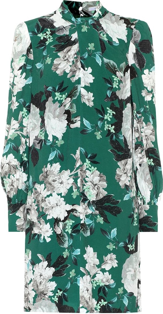 Erdem Michela floral crêpe minidress