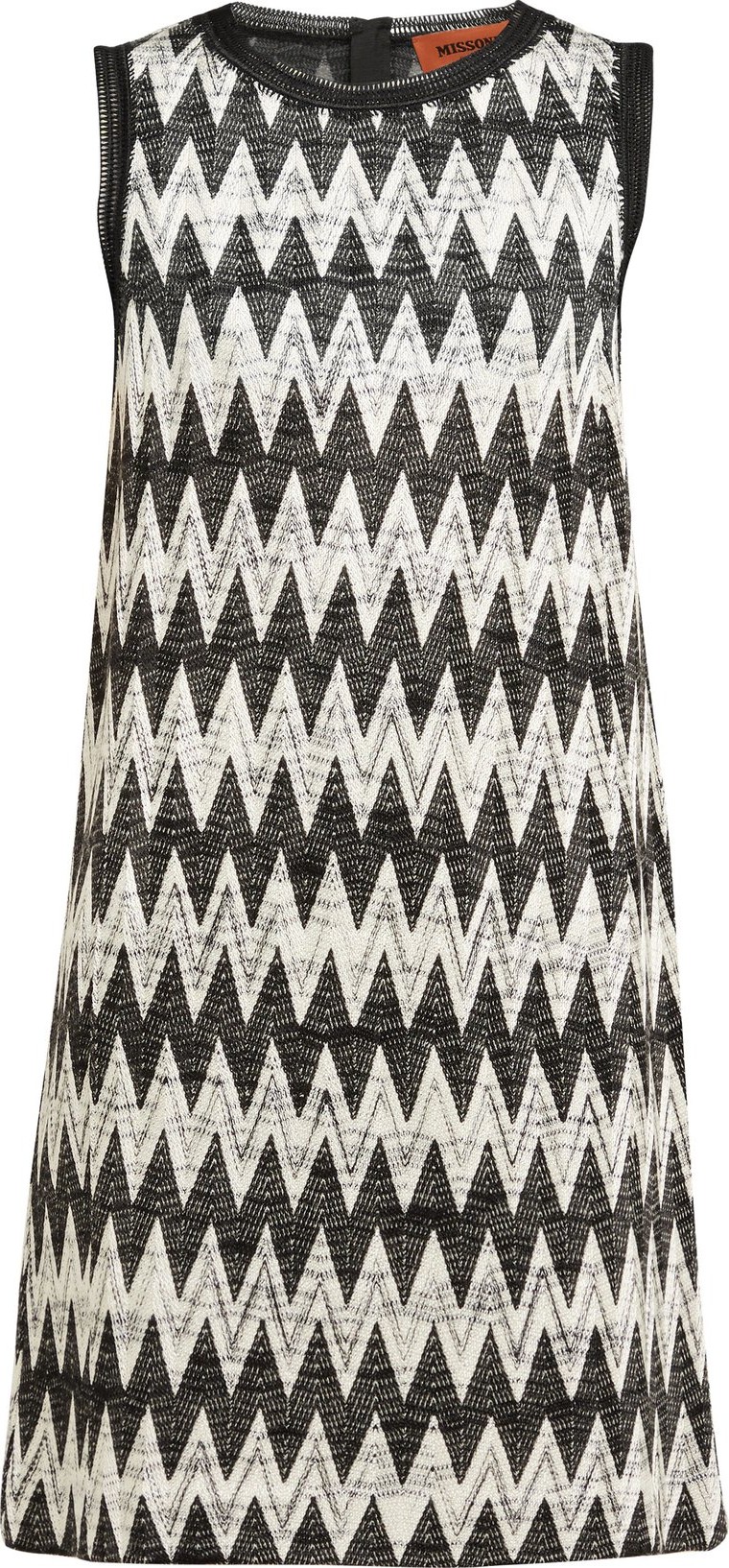 Missoni Zigzag-knit mini shift dress